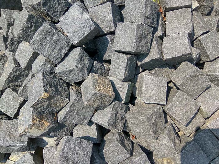 granite paving stones